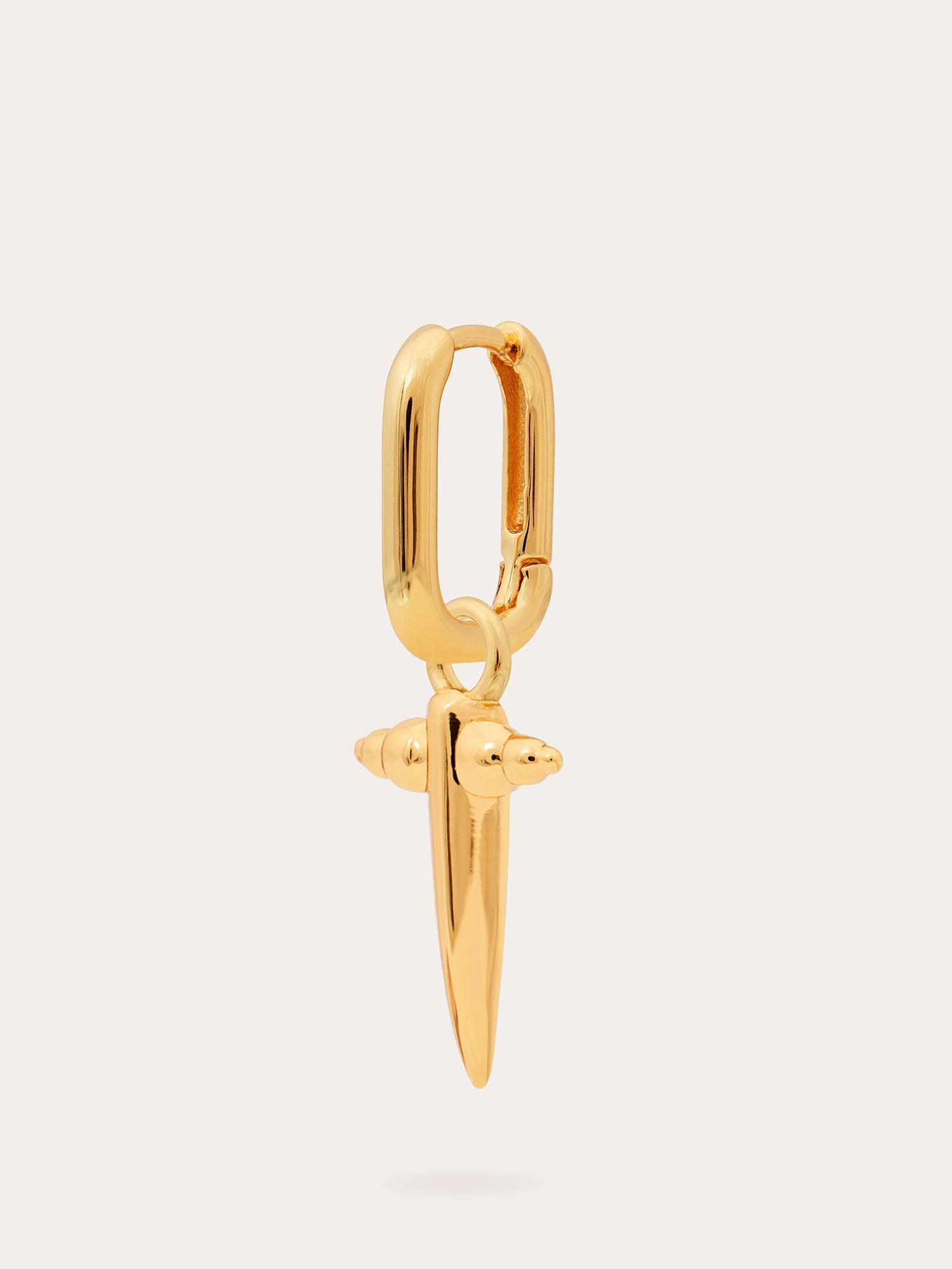 Aegis Gold Charm Earrings - 18ct Gold Vermeil - Heyrlome Jewellery