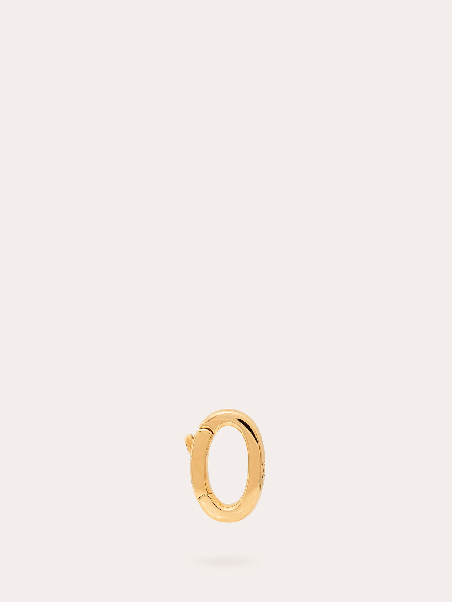 14K Gold Petite Round Connector Charm Clasp – Baby Gold