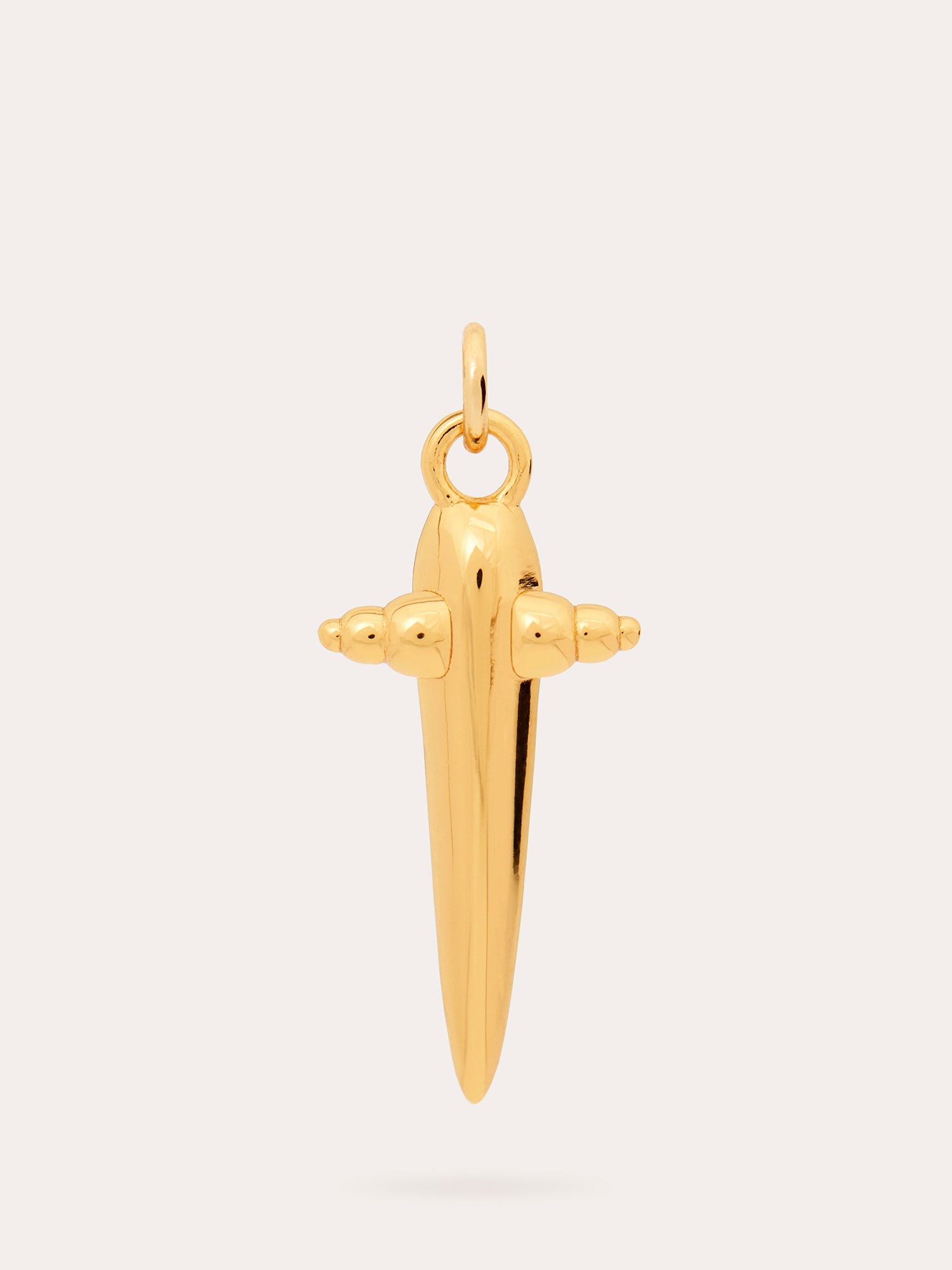 Bayonet Gold Pendant - 18ct Gold Vermeil - Heyrlome Jewellery
