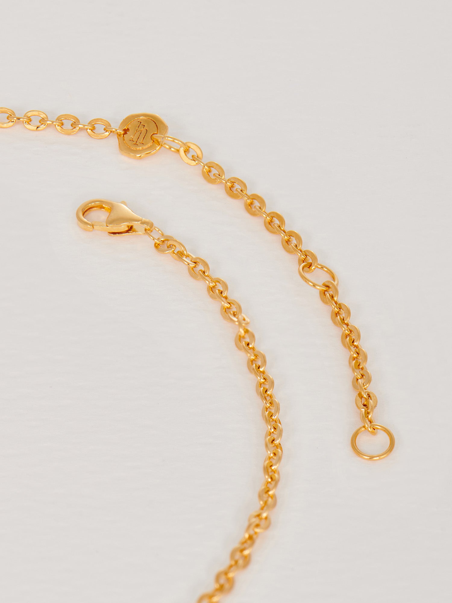 Gold Chain Extender and Lobster Clasp - 18ct Gold Vermeil - Heyrlome Jewellery