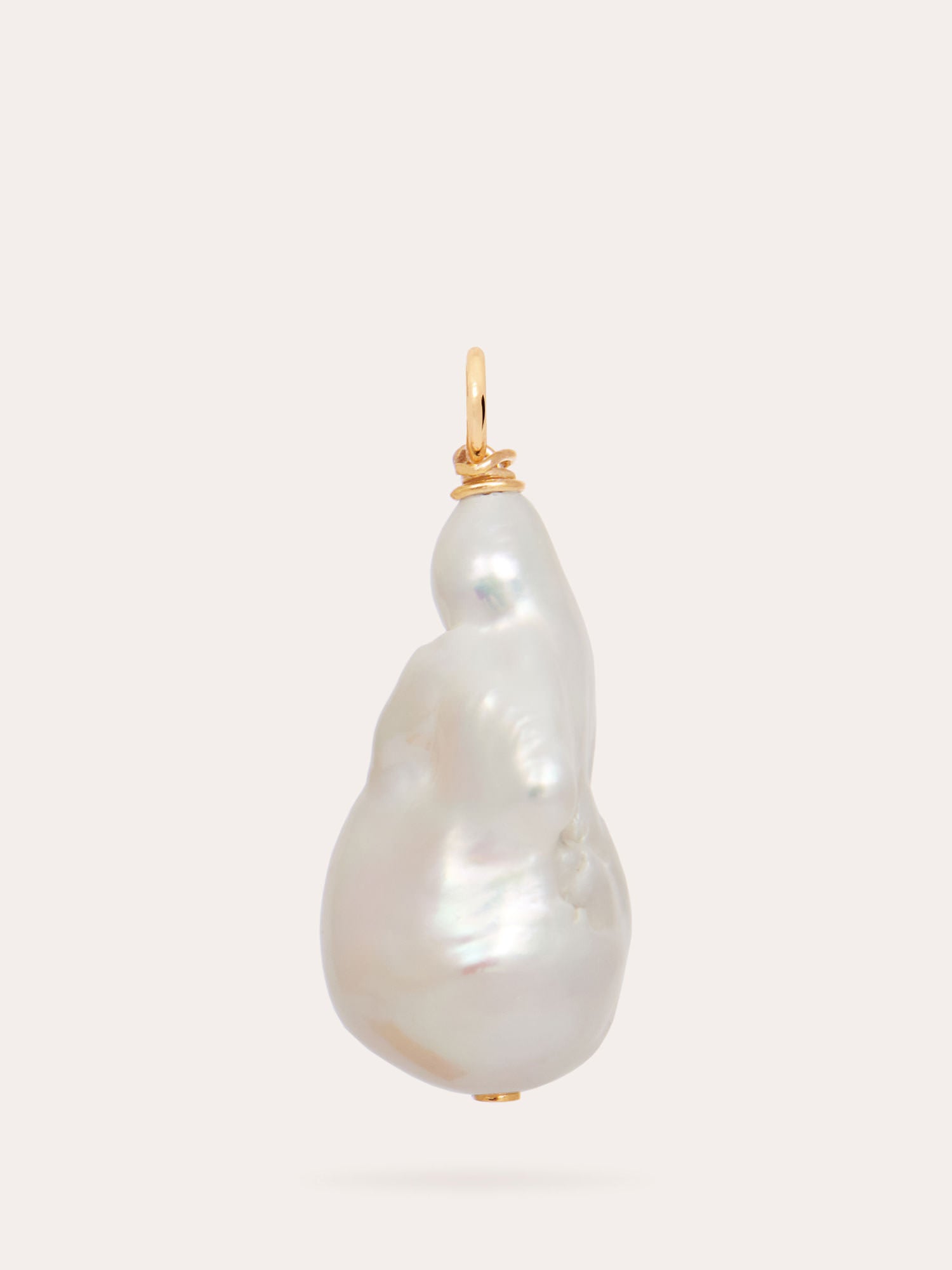 Large Fireball Baroque Pearl Pendant