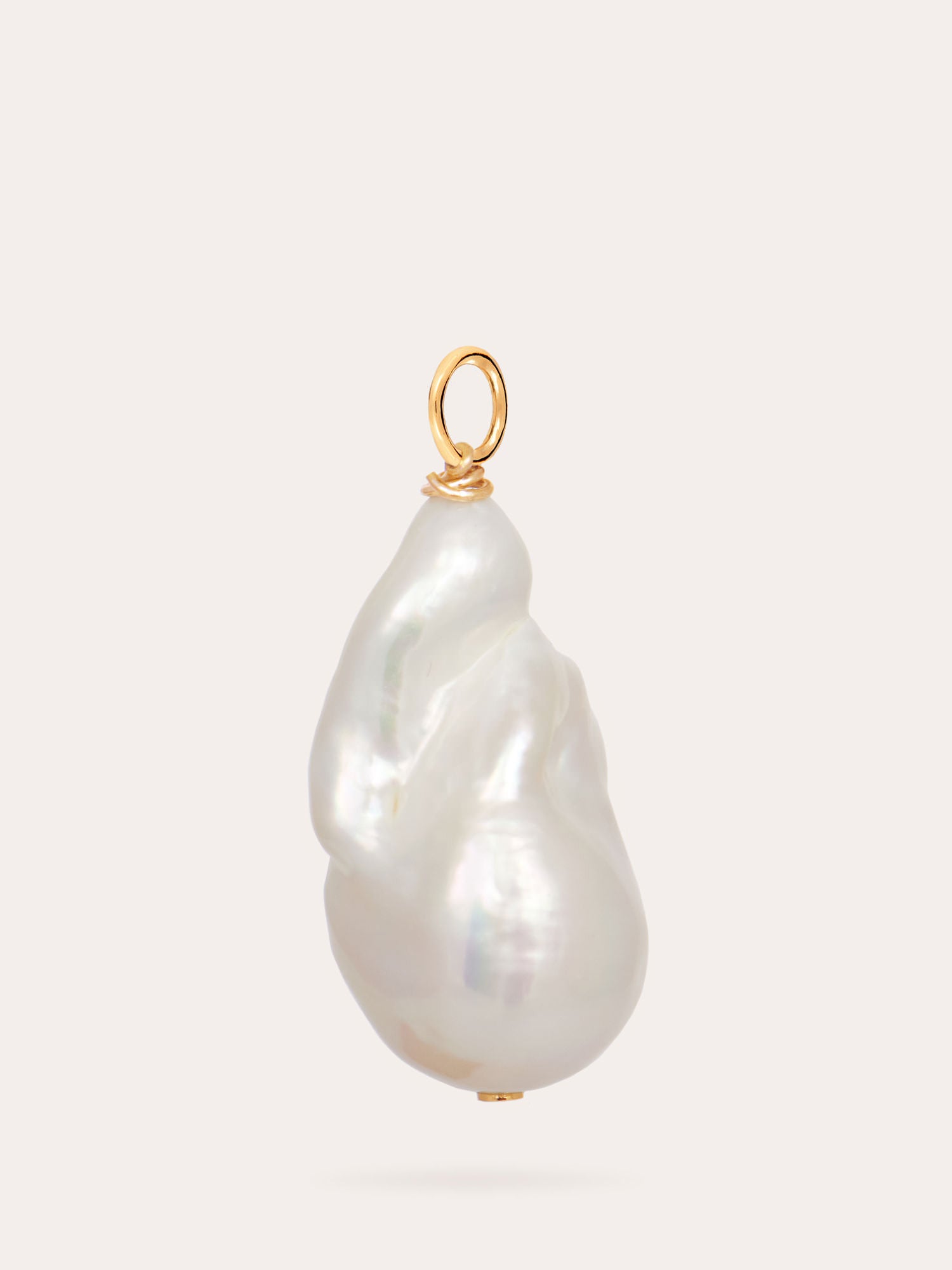 Large Fireball Baroque Pearl Pendant