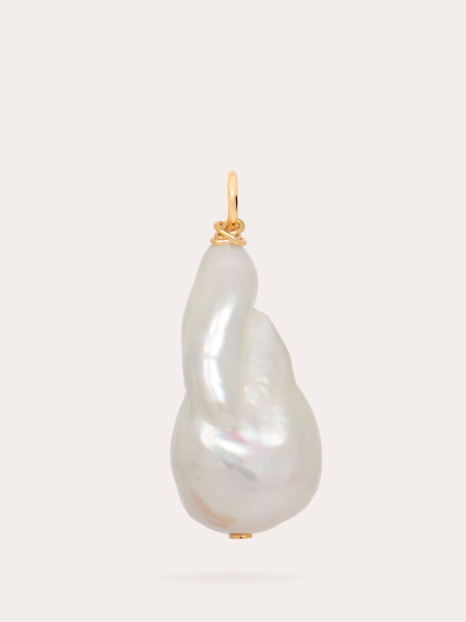 Large Fireball Baroque Pearl Pendant