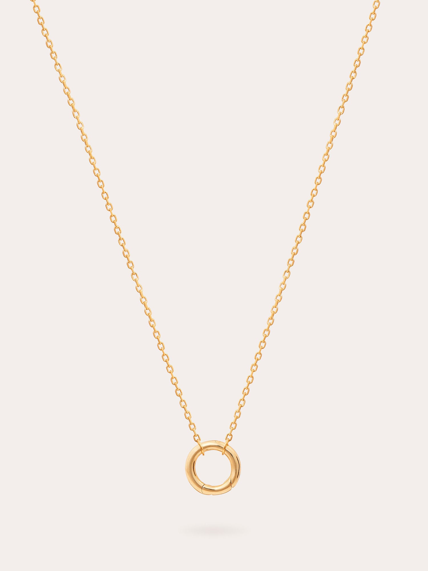 Single Link Fine Chain Gold Necklace - 18ct Gold Vermeil - Available in three lengths - Heyrlome Jewellery