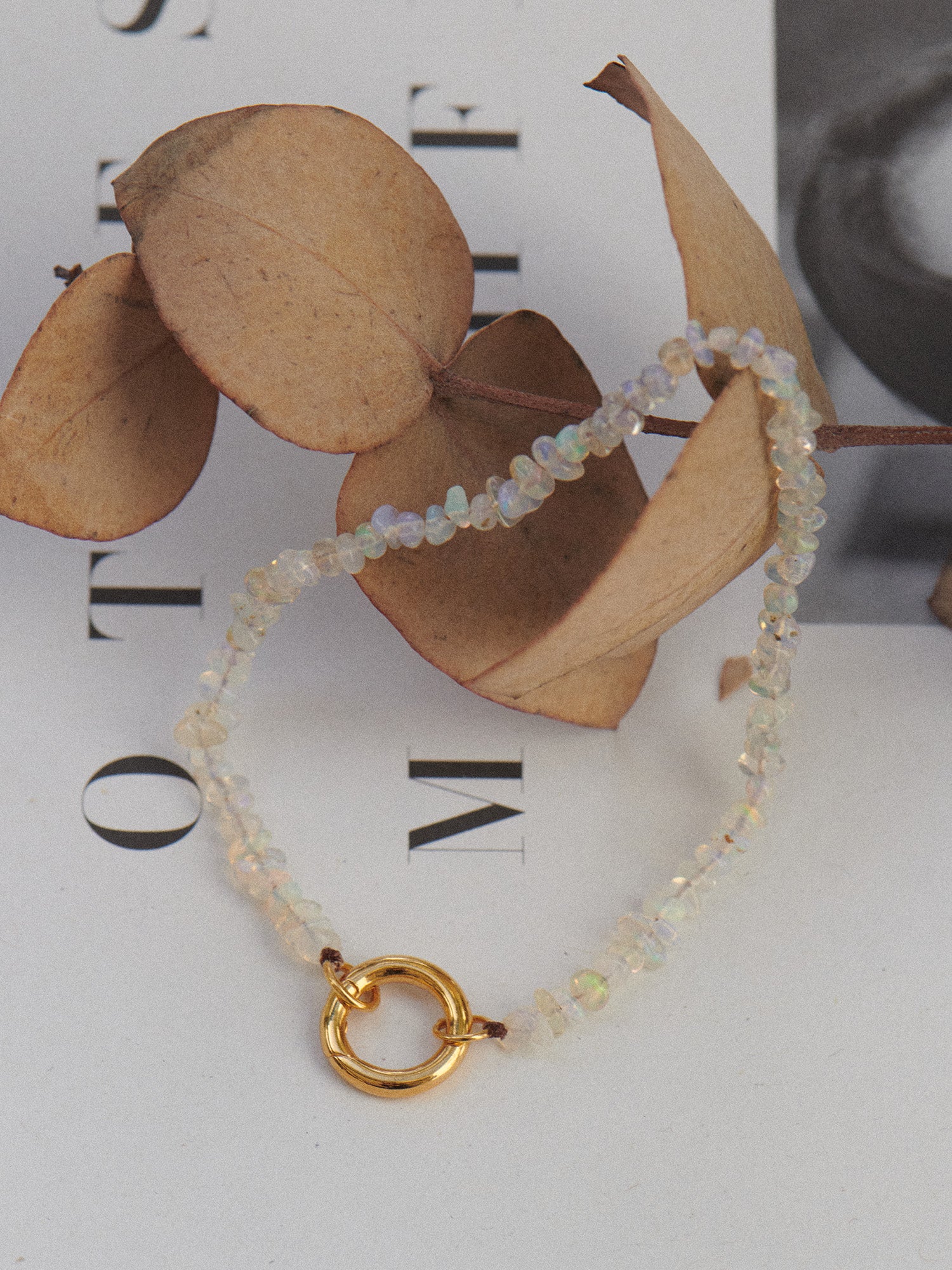 Opal Charm Bracelet