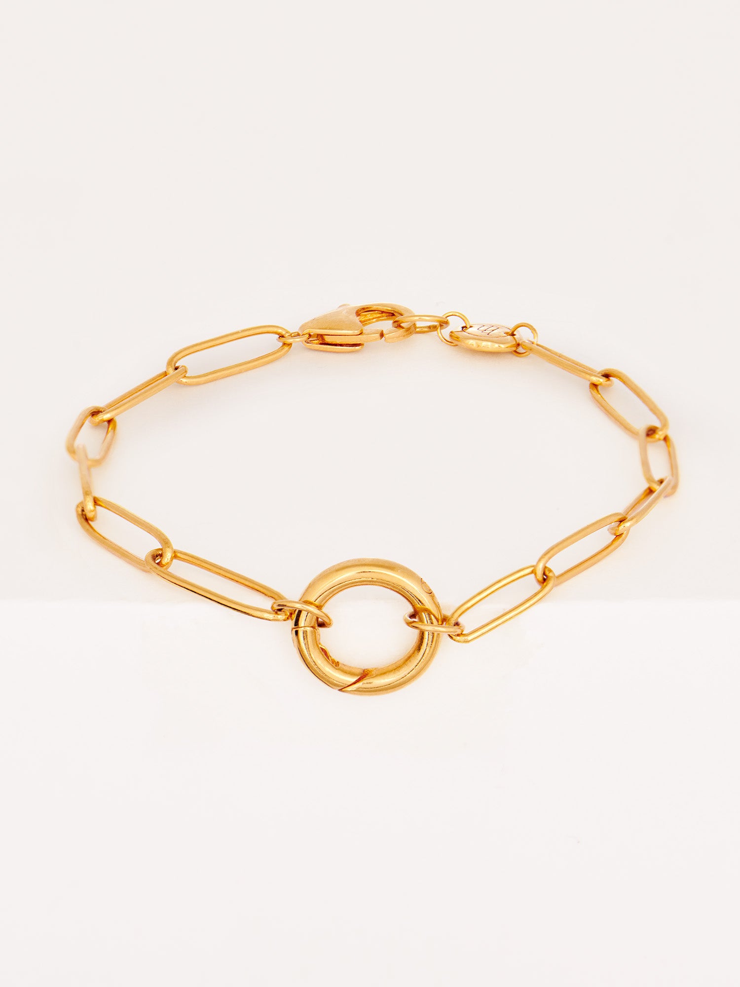 Paperlink Chain Gold Bracelet - 18ct Gold Vermeil - Heyrlome Jewellery