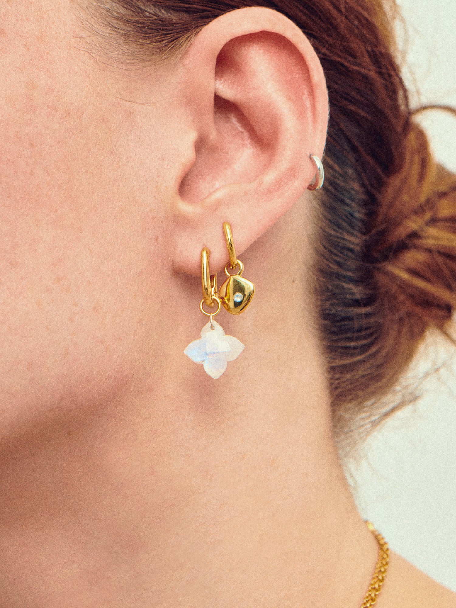 Cuckoo Flower Gold Single Earring