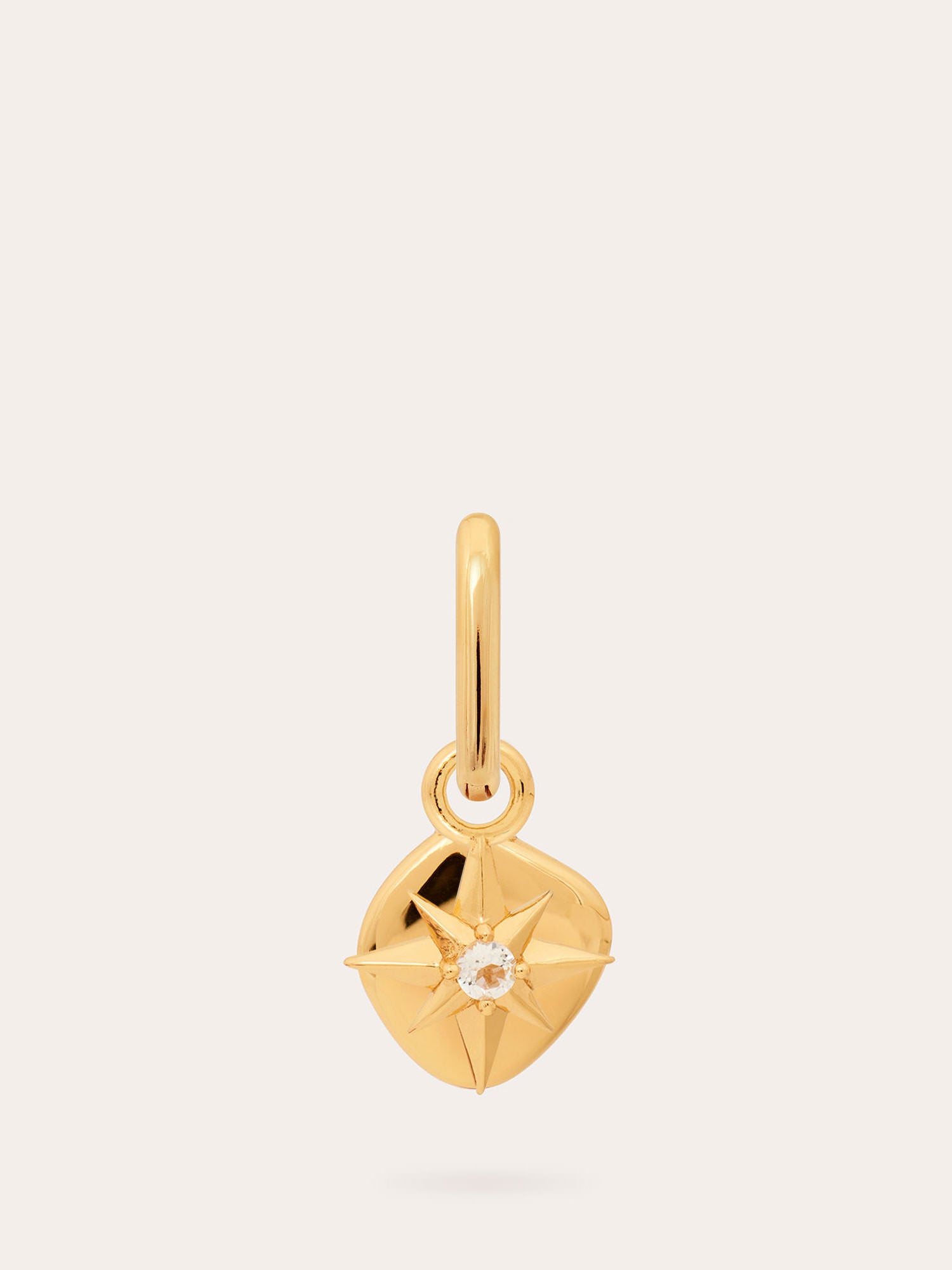 Gold Vermeil Charm Earring - Customisable - Heyrlome Jewellery