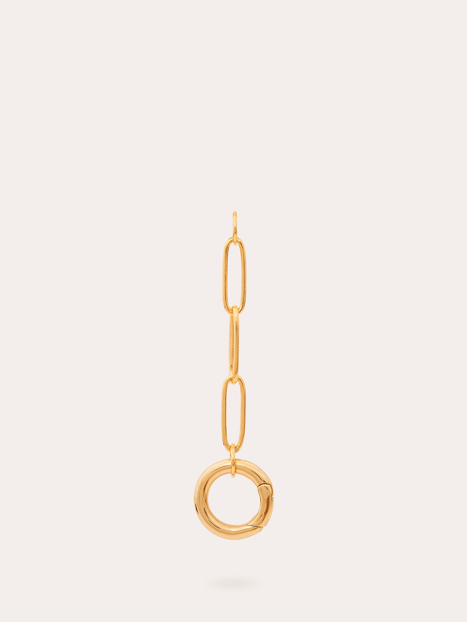 Paperlink Drop Chain Clasp Gold Connector - 18ct Gold Vermeil - Heyrlome