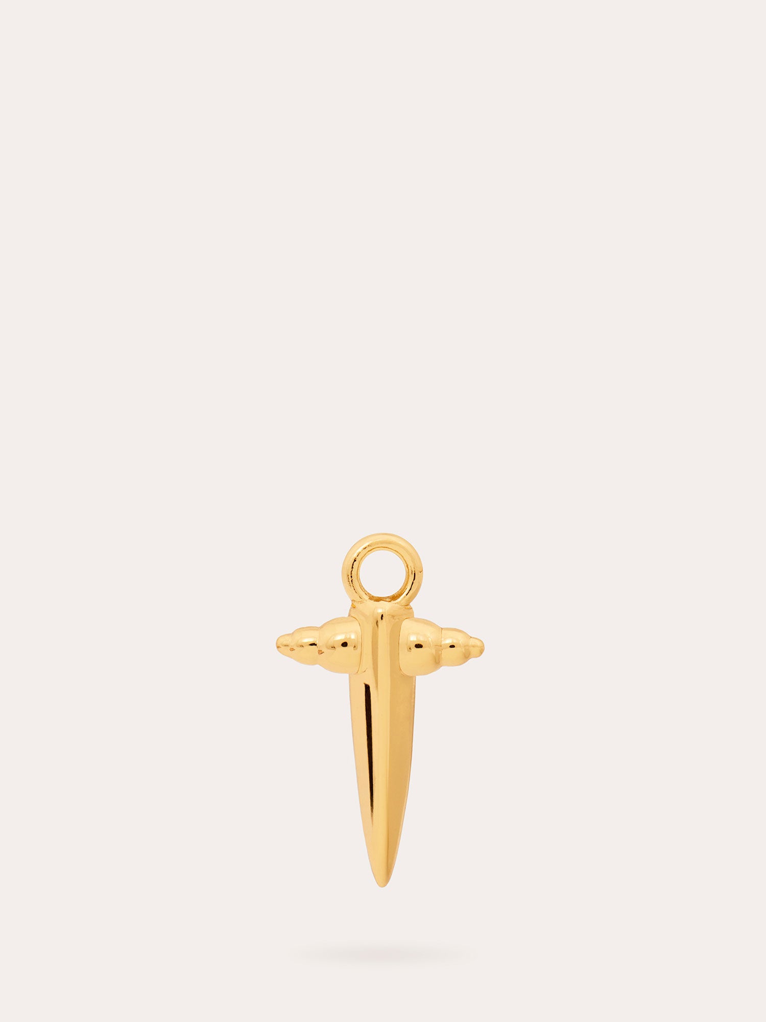 Small Bayonet Gold Charm - 18ct Gold Vermeil - Heyrlome Jewellery