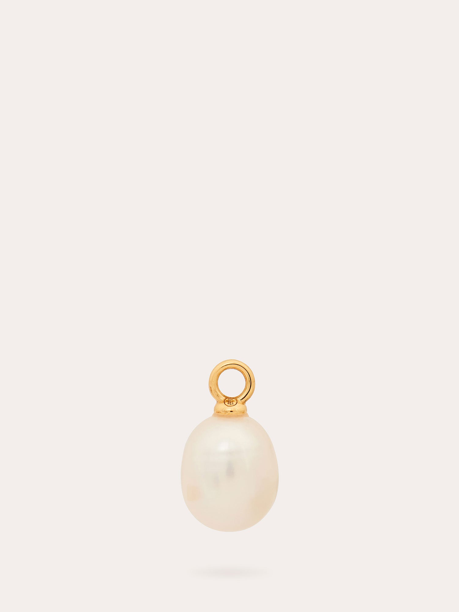 Baroque Pearl Gold Charm - 18ct Gold Vermeil - Heyrlome Jewellery